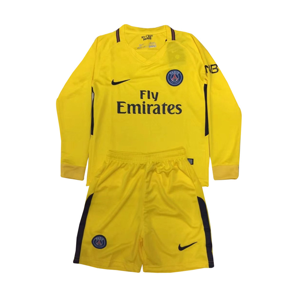 Buy Psg Away Jersey Long Sleeve Kids 2017 18online