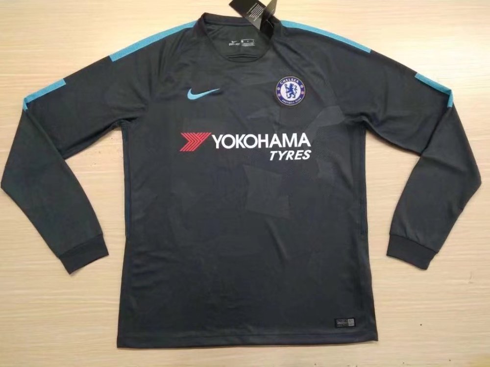 Buy Chelsea Third Jersey Long Sleeve Men 2017 18online