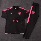 Arsenal Jacket + Pants Training Suit Pink/Black 2017/18