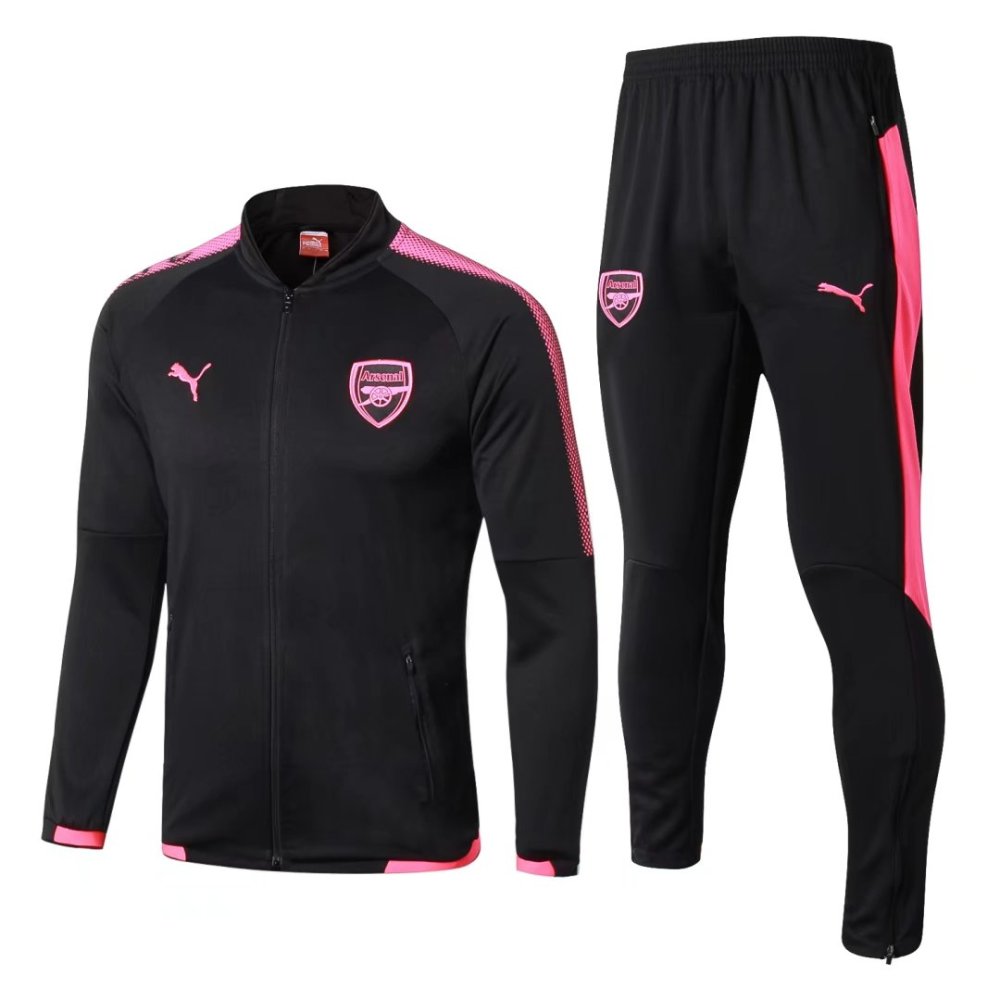 Buy Arsenal Jacket Pants Training Suit Pink Black 2017 18online