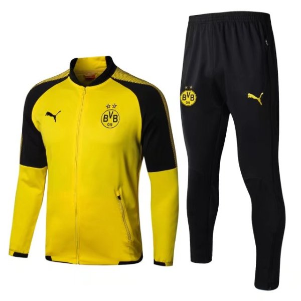 Borussia Dortmund Jacket + Pants Training Suit Yellow 2017/18