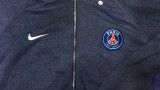 PSG Authentic Full Zip Hoodie Jacket Dark Blue Men 2017/18