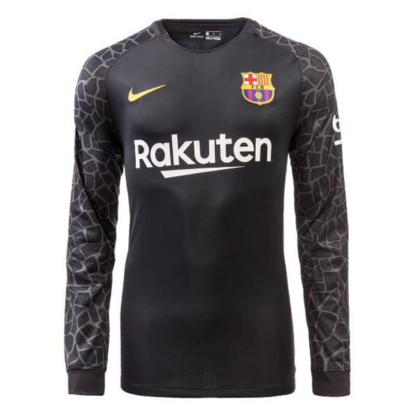 Buy Barcelona Goalkeeper Black Jersey Long Sleeve Men 2017 ...