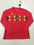 Belgium FIFA World Cup 2018 Home Jersey Long Sleeve Men's