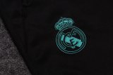 Real Madrid Hoodie Jacket + Pants Training Suit Black 2017/18