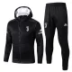 Juventus Hoodie Jacket + Pants Training Suit Black 2017/18