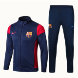 Barcelona Jacket + Pants Training Suit Royal Blue 2017/18
