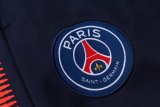 PSG Jacket + Pants Training Suit Low Neck Blue 2017/18