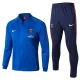 PSG Jacket + Pants Training Suit Low Neck Blue 2017/18