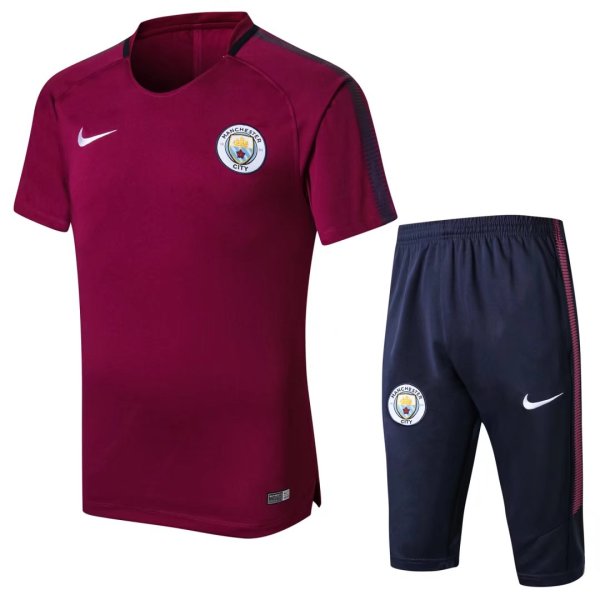 Manchester City Short Training Suit Purple 2017/18