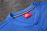 Chelsea Polo + Pants Training Suit Blue 2017/18