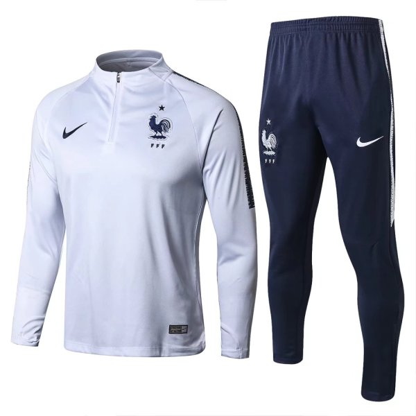 France FIFA World Cup 2018 Training Suit White