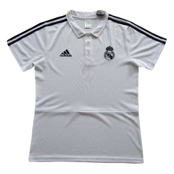 Real Madrid Polo Shirt White 2018