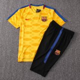 Barcelona Short Training Suit Yellow Diamond 2017/18