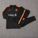 Netherlands 2018 Training Suit Black