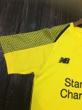 Liverpool Goalkeeper Yellow Jersey Short Sleeve Men's 2018/19