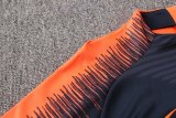 Barcelona Training Suit Zipper Orange 2018/19