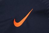 Barcelona Training Suit Zipper Orange 2018/19