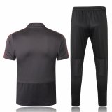Spain FIFA World Cup 2018 Polo + Pants Training Suit Grey
