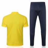 Brazil FIFA World Cup 2018 Polo + Pants Training Suit Yellow