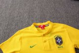 Brazil FIFA World Cup 2018 Polo + Pants Training Suit Yellow