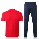 France FIFA World Cup 2018 Polo + Pants Training Suit Red