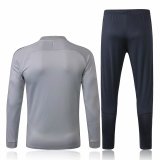 Barcelona Jacket + Pants Training Suit Light Grey 2018/19