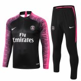 PSG Training Suit Zipper Black Stripe 2018/19