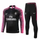 PSG Training Suit Zipper Black Stripe 2018/19