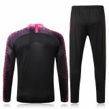 PSG Training Suit Zipper Black Stripe 2018/19