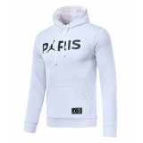 PSG JORDAN White Hoodie Sweatshirt 2018/19