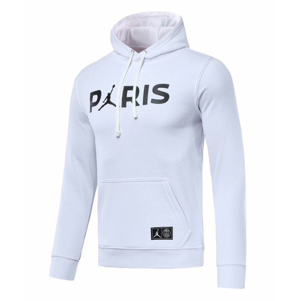 PSG JORDAN White Hoodie Sweatshirt 2018/19