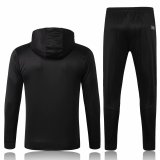 PSG JORDAN Black Hoodie Sweatshirt + Pants Suit 2018/19