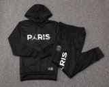 PSG JORDAN Black Hoodie Sweatshirt + Pants Suit 2018/19