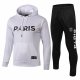 PSG JORDAN White Hoodie Sweatshirt + Pants Suit 2018/19