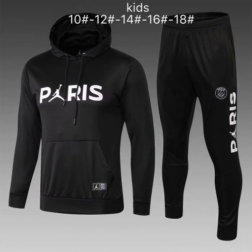 Us 33 80 Kids Psg Jordan Black Hoodie Sweatshirt Pants Suit 2018 19 M Fcsoccerworld Com