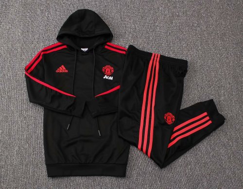 Us 33 8 Kids Manchester United Black Hoodie Sweatshirt Pants Suit 2018 19 M Fcsoccerworld Com