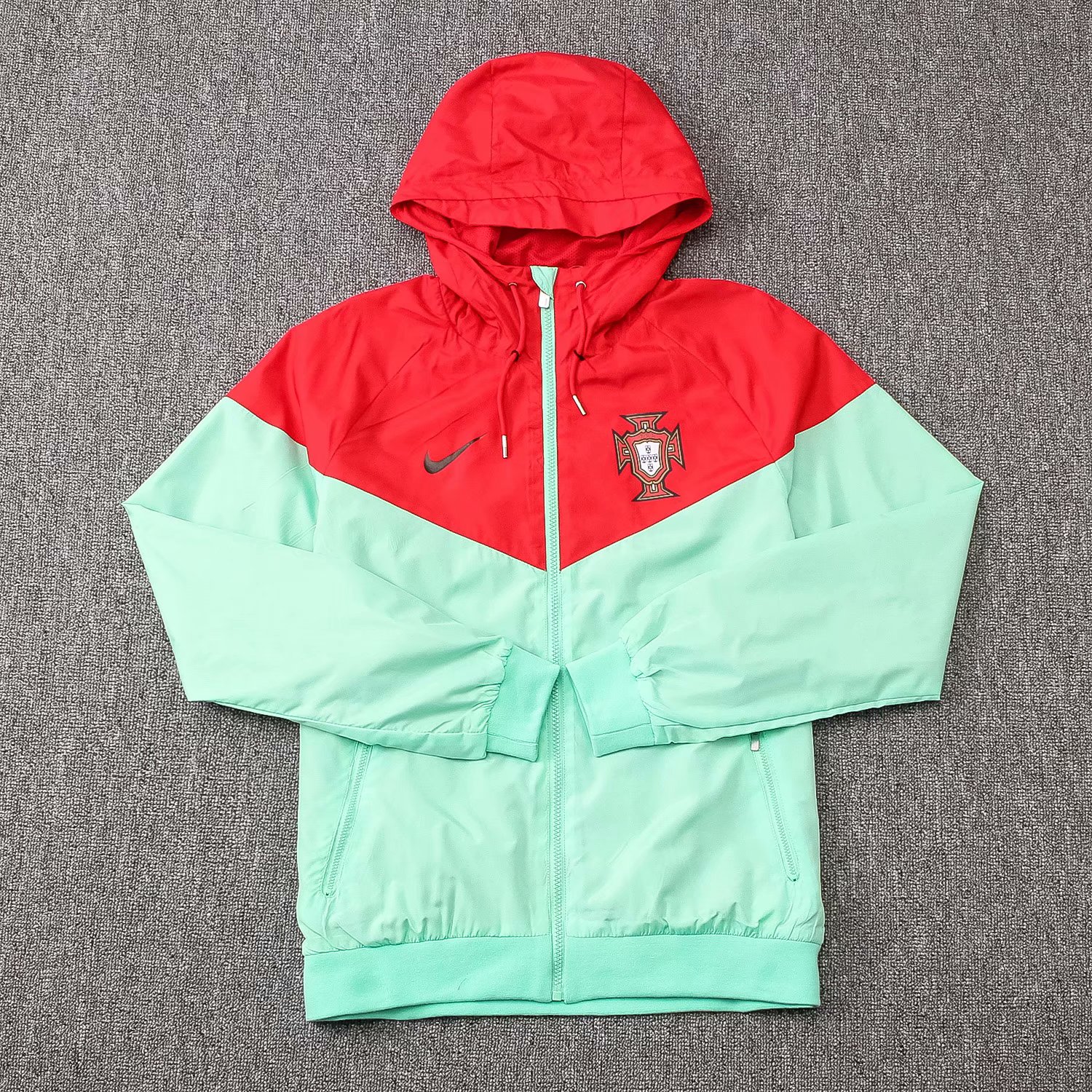 Portugal Authentic Woven Windrunner Red 