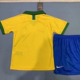 Brazil Copa America 2019 Home Jersey Kids