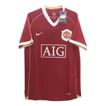 Manchester United Retro Home Jersey Mens 2006/07