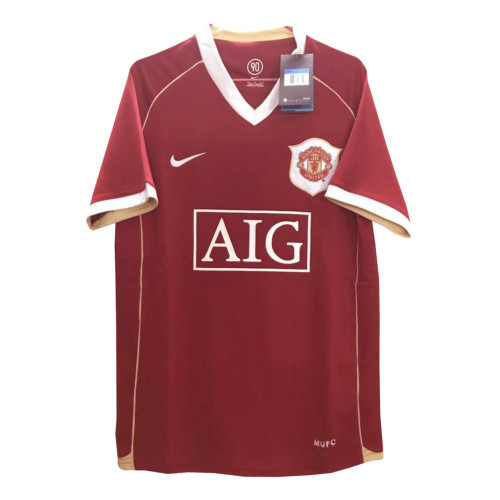Us 17 8 Manchester United Retro Home Jersey Mens 2006 07 M Fcsoccerworld Com