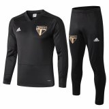 Sao Paulo FC Training Suit V'Neck Black 2018/19