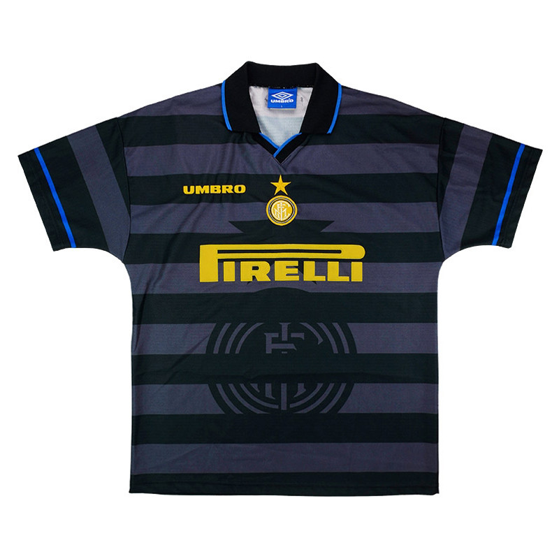 Us 1880 Mens Inter Milan Retro Third Jersey 199798
