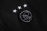 Ajax Jacket + Pants Training Suit Low Neck Black 2019/20