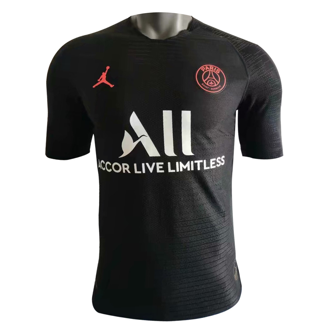 US$ 19.8 - PSG x Jordan Third Black Jersey Mens 2019/20 ...