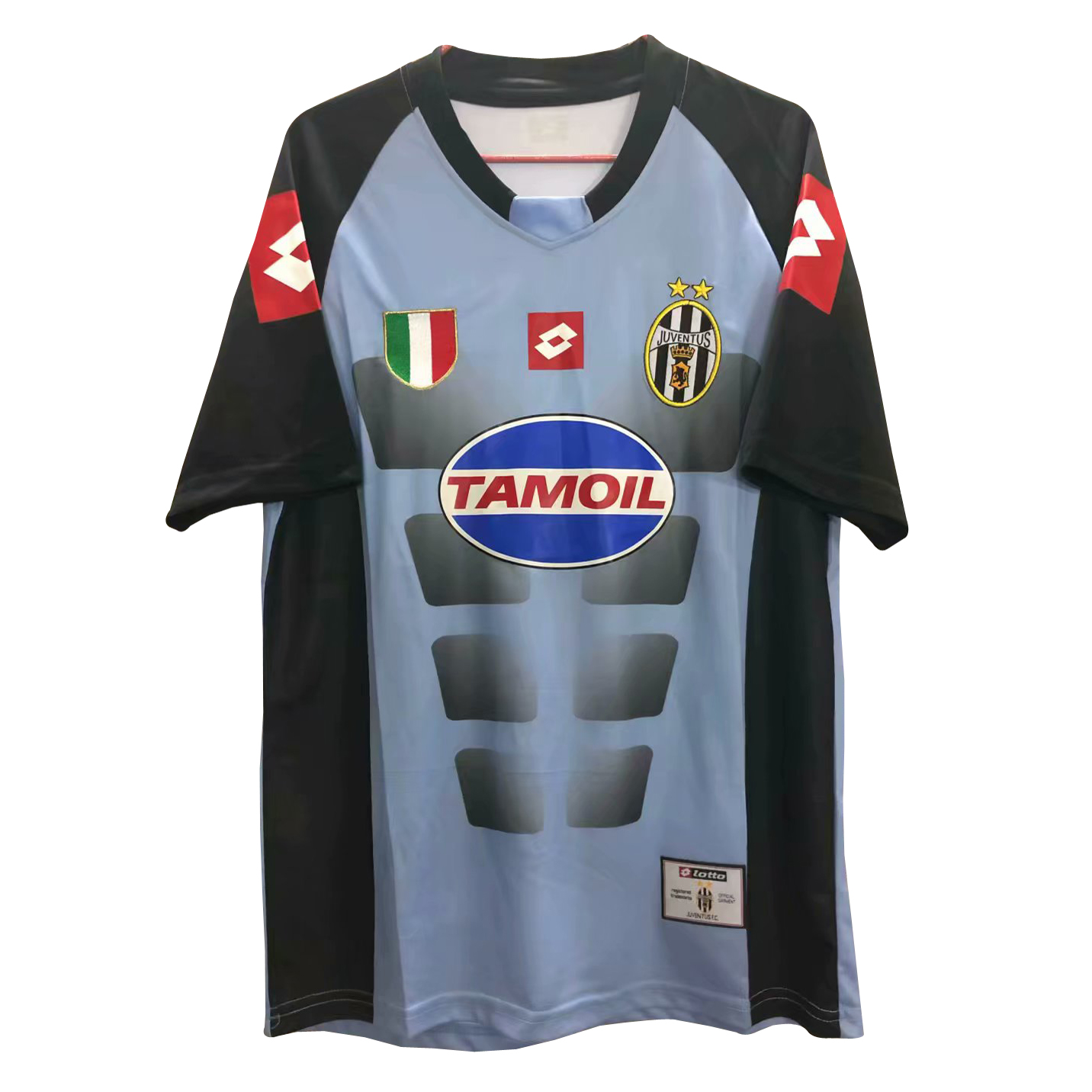 US$ 17.8 - Juventus Retro Goalkeeper Grey Jersey Mens 2002 ...