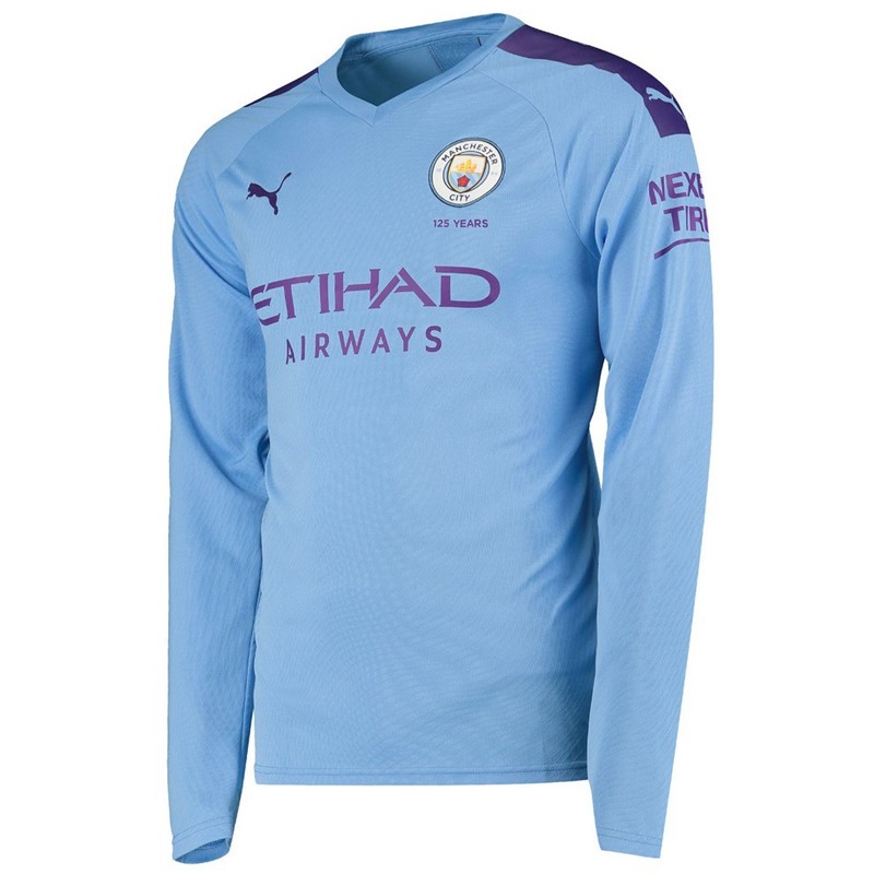 US$ 16.8 - Manchester City Home Jersey Long Sleeve Mens ...