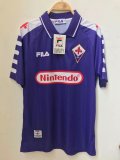 ACF Fiorentina Retro Home Jersey Mens 1998