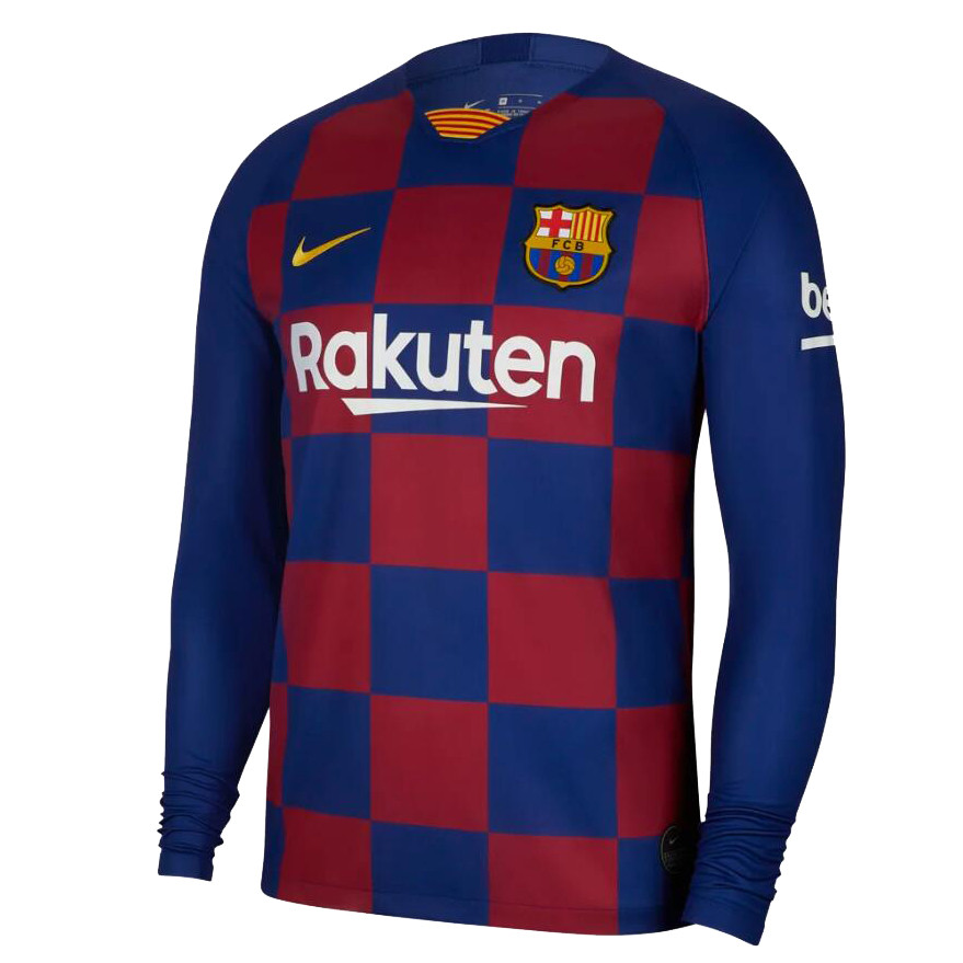 Download US$ 16.8 - Barcelona Home Jersey Long Sleeve Mens 2019/20 ...