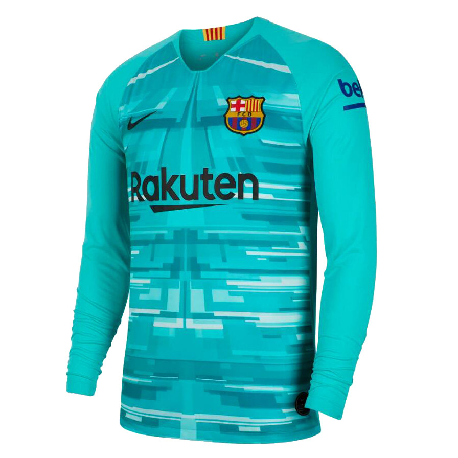 US$ 16.8 - Barcelona Goalkeeper Green Jersey Long Sleeve ...